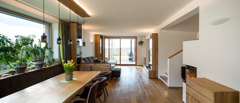 Gemütliches Wohn- und Esszimmer